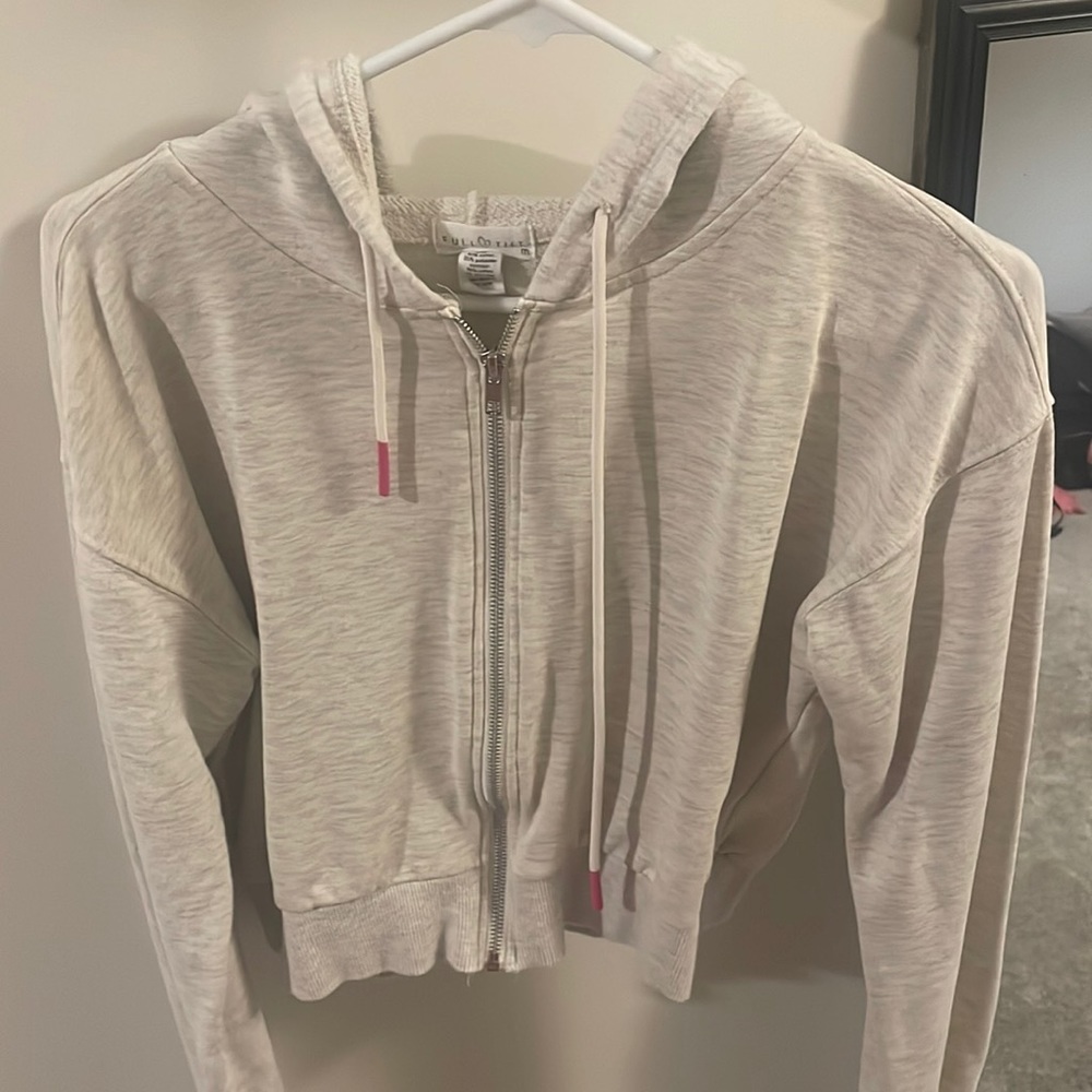 Cropped hoodie jacket